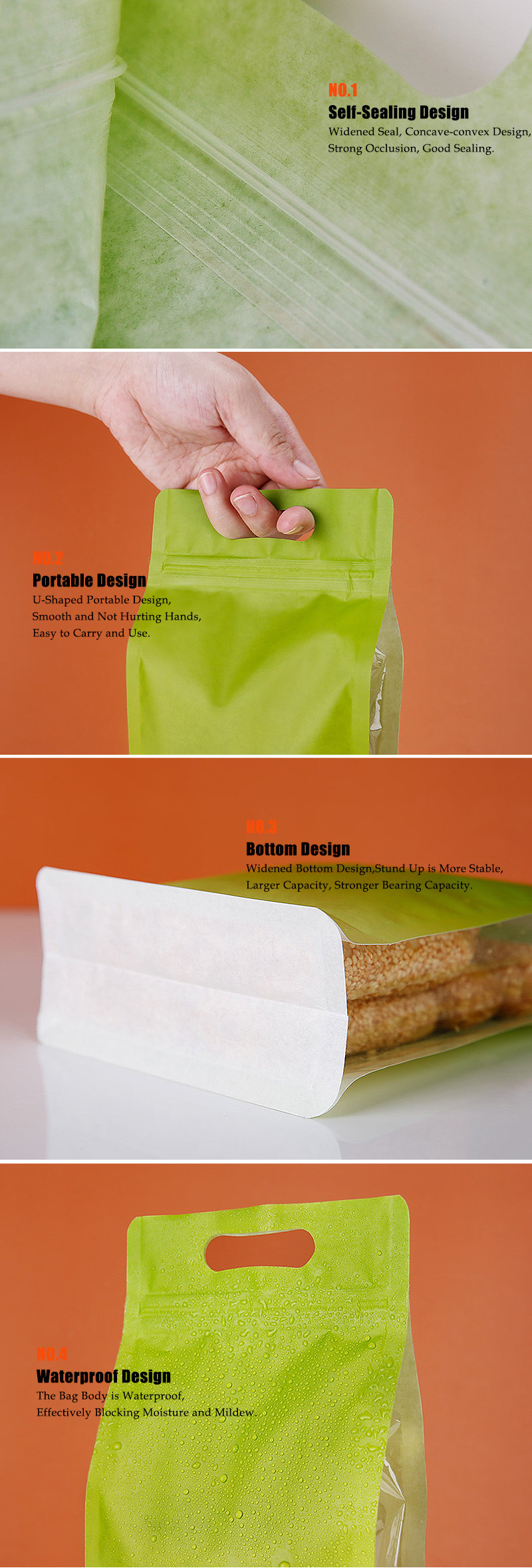 mylar plastic bag Metallized Zipper Pouch Bag For Weed Packaging, Three Side Sealed Moisture Barrier Bag