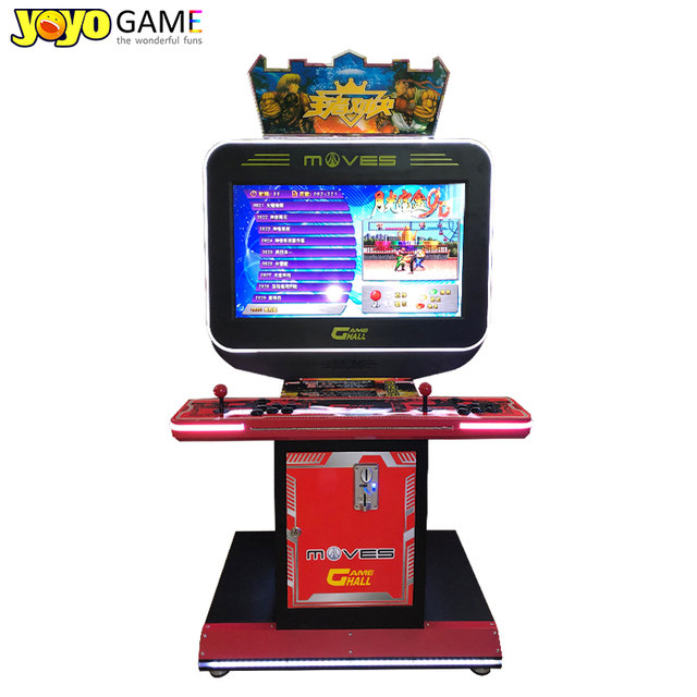 Wholesale 32 Inch 2 Player Fighting Arcade Machine Metal Cabinet Video Game Coin Operated Machine Pandoras Box Custom Brand logo