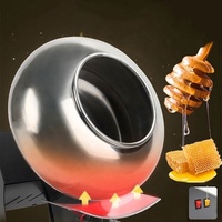 Machine de panoramique d'enrobage de chocolat commerciale Entièrement automatique Petit enrobeur Enrobage de noix d'amande au chocolat