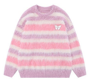 Pull à capuche zippé en mohair pour homme, couleur unie, épais, manches longues, idéal pour l'automne - Product Image 4