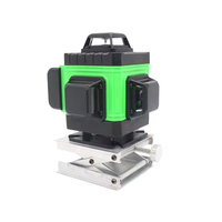 Niveau laser 4D-16 vert à 16 faisceaux 360 degrés pour la construction avec chargeur