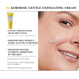 KORMESIC - Crema Exfoliante Facial Suave de 100 g con Certificación Bpom, Limpiador Facial Iluminador con Niacinamida, Espuma Suave - Product Image 3
