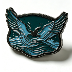 Poteau d'escalier en fer forgé sur mesure, motif décoratif vague d'oiseaux, insert en fer forgé pour portail extérieur et clôture - Product Image 3