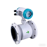 Débitmètre électromagnétique en acier inoxydable de haute précision IP69K pour le traitement des eaux usées et des boues, sortie 4-20mA RS485
