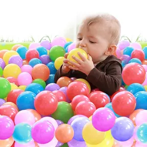 High Quality LDPE round Ball Toy Cheap Bulk Beach/Ocean Play Balls for Kids Custom Logo Print Wholesale Pool Play Baby Age Range