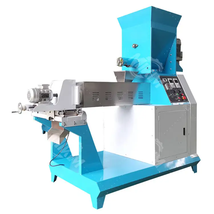 feed pellet processing machine introducing floating fish feed machine
