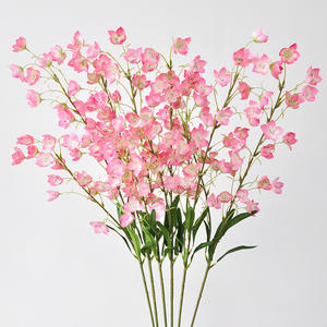 Flores artificiales de alta calidad de seda Convallaria Bellflowers de seda <span class=keywords><strong>blanca</strong></span> para decoración de eventos de boda - Product Image 3