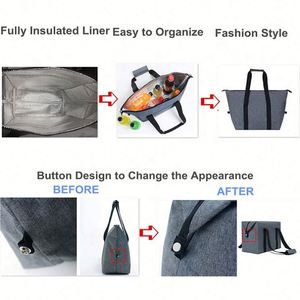 Customize New Carrying <b>Tote</b> <b>Lunch</b> <b>Bag</b> Outdoor Waterproof Travel Picnic Travel Durable <b>Tote</b> Cooler <b>Bag</b> - Product Image 5