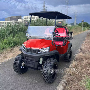 Voiturette de golf électrique haut de gamme 2 places avec accessoires complets, faible bruit, zéro émission pour clubs de golf, campus, parcs résidentiels - Product Image 2