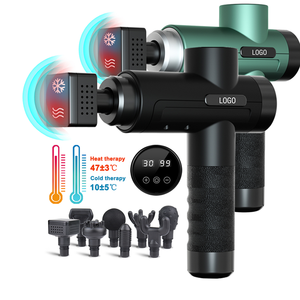 Pistola de masaje de alta potencia Masaje de percusión de tejido profundo de mano con calor y frío para Dispositivo de masaje muscular corporal - Product Image 1