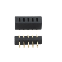 Connecteur de batterie à lame haute intensité, espacement 3.0, 2p-14p, plaqué or, bronze phosphoreux, mâle/femelle, noir/doré, direct usine