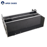 APEX CASES - Estuche de Aluminio Personalizado de Alta Resistencia para Monitor de Pantalla Plana LED LCD Plasma TV, Estuche de Transporte Ajustable Doble de 43-50 Pulgadas