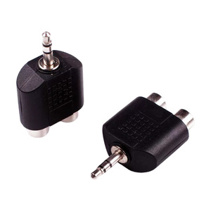 Adaptador de audio de 3.5mm macho a doble RCA hembra, convertidor de enchufe para salida de sonido estéreo, divisor de conector - Product Image 1