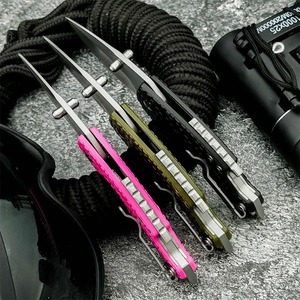 Cuchillo de Hoja Fija para Exteriores 3800 EDC, Modelo 107, Multifuncional, Mini, Portátil, para Camping, Caza y Pesca, Acero 8Cr13MoV, Nylon - Product Image 5