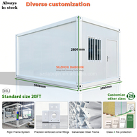 Maison modulaire en acier à deux étages, conteneur préfabriqué, dortoir pour travailleurs avec salle de bain, pour hôtels ou utilisation en extérieur