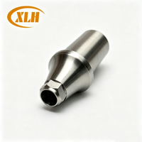 Abutment droit en titane, base en titane CAD CAM, base d'implant dentaire en titane, usinage CNC OEM