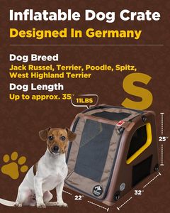 Wholesale Drop Stitch Portable Waterproof Dog Bag Outdoor Tent Square Folding Travel Pet <b>Car</b> Box 22x32x25 Inches T-S Portable De - Product Image 3