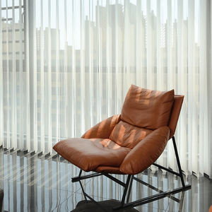 Stores électriques modernes fantastiques 100 % polyester, faciles à utiliser, design français, jacquard à chevrons teint en fil, durables - Product Image 4