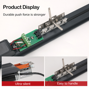 Abridor <span class=keywords><strong>de</strong></span> ventana corredera eléctrico moderno <span class=keywords><strong>de</strong></span> 220V para abrir puertas correderas Instalación <span class=keywords><strong>de</strong></span> tornillo <span class=keywords><strong>de</strong></span> aleación <span class=keywords><strong>de</strong></span> aluminio - Product Image 4