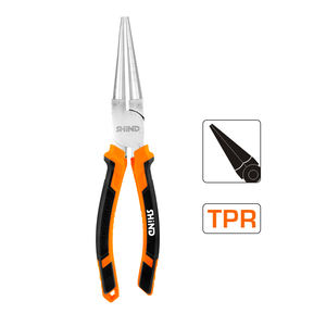 Pince à bec rond multifonctionnelle SHIND 94021 160 mm/6 pouces, outils à main portables en acier au carbone pour le sertissage de fils, le serrage de écrous - Product Image 3