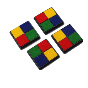 Offre Spéciale – Tampon Encreur Portable Mini 4x4cm 4 Couleurs pour Bricolage Manuel Bébé, Tampon Encreur Coloré Non Toxique pour Empreintes Digitales <span class=keywords><strong>et</strong></span> Jouets d'Enfants - Product Image 6