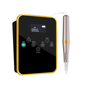 Machine à tatouer électrique rotative sans fil en acier inoxydable, moteur numérique haute vitesse, stylo à écran tactile, maquillage permanent PMU - Product Image 1