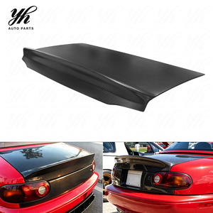 Couvercle de coffre en fibre de carbone brillant avec becquet arrière intégré pour Mazda Miata MX-5 <span class=keywords><strong>MX5</strong></span> NA 1989-1997 - Product Image 3