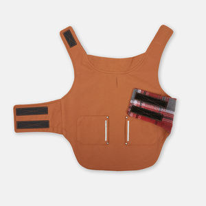 Abrigo grande personalizado para perros, venta al por mayor, ropa para mascotas, chaqueta clásica reversible de lona a cuadros para caza al aire libre para perros - Product Image 1