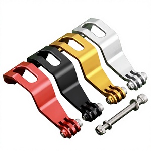 Soporte de montaje para luz delantera de bicicleta, soporte de aleación de aluminio para faro de bicicleta, soporte de luz ajustable para bicicleta plegable <span class=keywords><strong>Brompton</strong></span> - Product Image 6