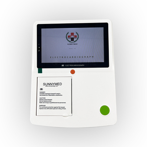 Ecocardiógrafo ECG portátil de 3 canales y 12 derivaciones ECG para clínica, 2 unidades - Product Image 1