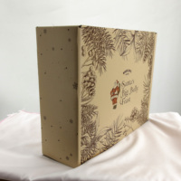 Boîte cadeau en papier personnalisée avec impression décorative délicate, emballage cadeau haut de gamme, impression d'œuvres d'art haute définition