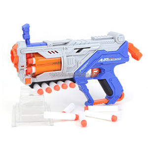 Nuevos Juguetes Pistola de Juguete Súper Espacial de Disparo Continuo con 8 <span class=keywords><strong>Balas</strong></span> Suaves Tipo <span class=keywords><strong>Airsoft</strong></span> para Niños - Product Image 1