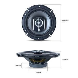 Altavoz Coaxial para Puerta de Coche de 6 Pulgadas, 4 Ohmios, 12V, Bobina de Voz Única, Respuesta de Frecuencia de 30-63KHz, Negro, Uso General - Product Image 4