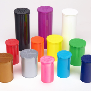 30dram Plastic Pop Top Bottle Hinged Lid Vial Medical Pop Top Vials