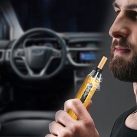 Cenicero de madera para coche, mini cenicero para fumar en el coche, cenicero antiproyectil, soporte especial para cigarrillos, organizador de cenizas