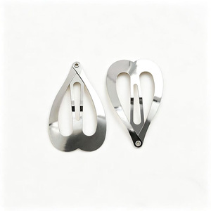 Pinzas de Pelo Metálicas en Forma de Corazón de 32mm 40mm 47mm 58mm, Accesorios de Joyería DIY para Uso Diario - Product Image 5