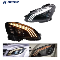 HETOP W204 2007-2014 Classe C DRL Clignotant Modifié Ensemble d'accessoires de signalisation automobile pour Benz