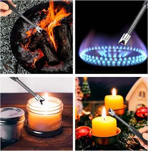 Quick & Easy 360 °   Briquet plasma à col flexible, coupe-vent et sans flamme, avec affichage LED, pour bougies, barbecue, grillades, camping, cuisinière et cheminée - Product Image 3