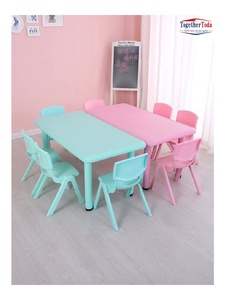 Kids Plastic Table and <b>Chair</b> Set Ergonomic Design Durable Material Classroom Playroom Friendly for Toddlers Young <b>Children</b> - Product Image 5