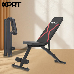 Banco de levantamiento de pesas de acero ajustable, estante de placa de Metal plegable, equipo de entrenamiento, logotipo personalizado para ejercicios de <span class=keywords><strong>prensa</strong></span> de banco para sentarse - Product Image 1