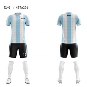 Maillot de football personnalisé, ensemble de maillots de football vintage, impression par sublimation, vêtements de football pour enfants, t-shirt de sport - Product Image 5
