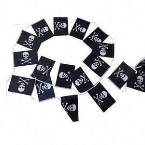 Bandera Rectangular Impermeable de Poliéster con Diseño de Halloween, Impresión Digital Personalizable, Diseños Espeluznantes para Fiestas/Compras - Product Image 1