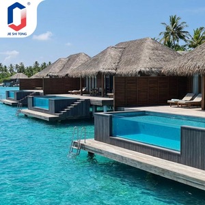 สระว่ายน้ำไฟเบอร์กลาสแบบตั้งพื้นสำหรับรีสอร์ท โรงแรม สวน พร้อมอุปกรณ์ครบชุด - Product Image 1