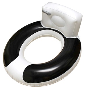 Siège de toilette <span class=keywords><strong>gonflable</strong></span> en vinyle haute résistance, flotteur de piscine, anneau de natation <span class=keywords><strong>gonflable</strong></span> amusant, radeau <span class=keywords><strong>gonflable</strong></span> d'extérieur - Product Image 1