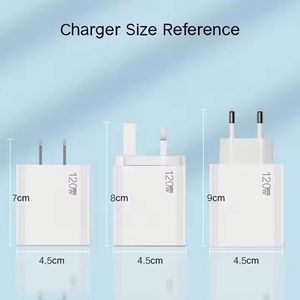 120W USB Charger Fast Charging QC 3.0 67W Fast Charger <b>Type</b> <b>C</b> <b>Adapter</b> Dual Ports USB PD Charger for Mobile Phones - Product Image 6