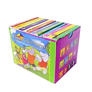 Juego de 12 Volúmenes en Caja de Cartón, una Caja de Libros de Aprendizaje para Colorear con Imágenes de Buenas Maneras - Product Image 1