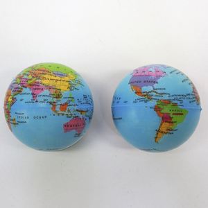 Pelota Antiestrés de Espuma de PU con Logotipo Personalizado, Pelota Deportiva con Diseño de la Tierra - Product Image 2