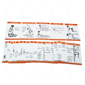 Tùy chỉnh in 80 + nhựa <span class=keywords><strong>Yoga</strong></span> THẺ FLASH tập thể dục đặt ra cho vui chơi tập luyện cảm hứng có tính năng tuck Hộp Tùy chỉnh bao bì - Product Image 2