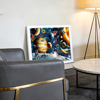 Puzzle artistico Van Gogh Fiori di Mandorla 1000 pezzi, con rivestimento opaco offset, su cartoncino grigio spesso, per adulti, all'ingrosso OEM