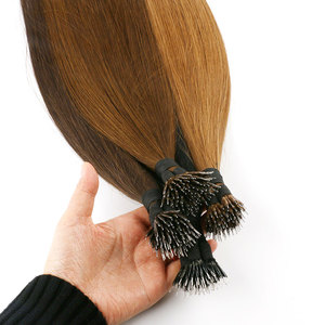 Extensions de cheveux naturels indiens Remy Piano Nano Tip, sans couture, livraison directe - Product Image 5